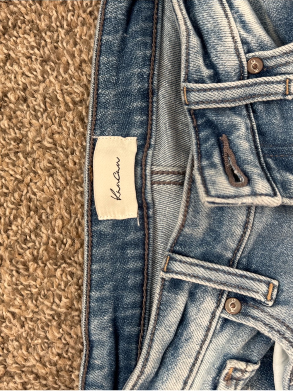 KanCan Light Wash Skinny Jeans in Blue
